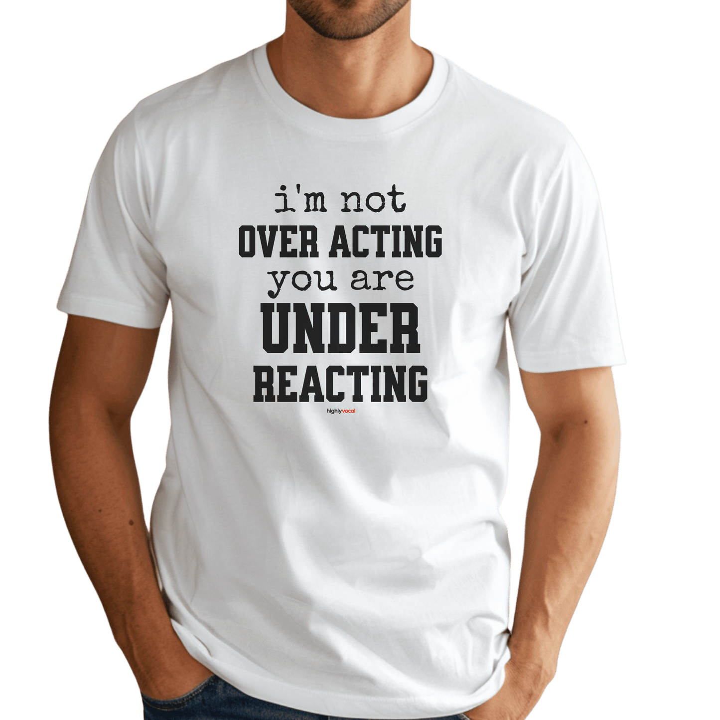 Under Reacting T-Shirt - Print Material