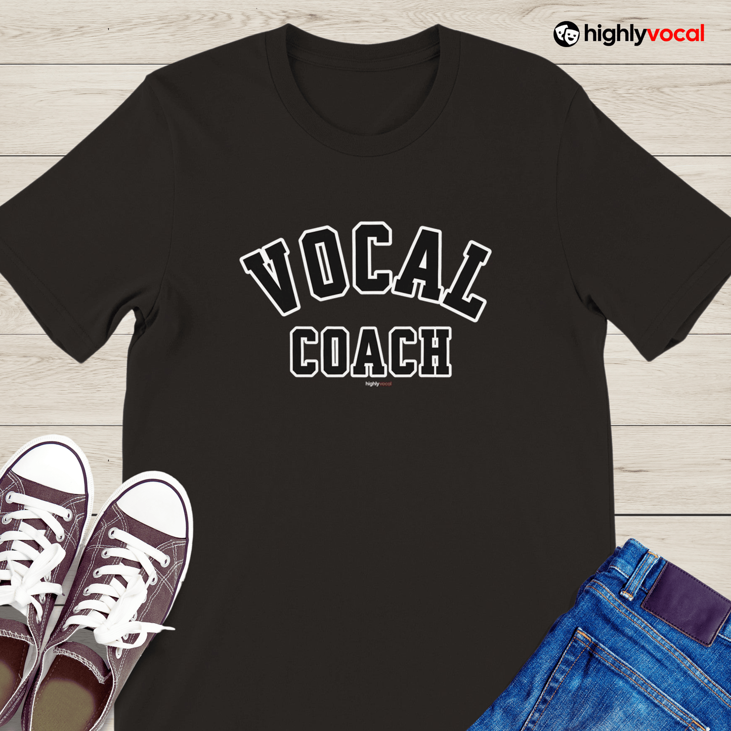 Vocal Coach T-Shirt for Actors and Musical Theatre lovers - Highly Vocal