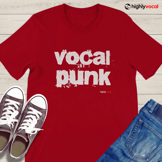 Vocal Punk T - Shirt for Voice Actors and Voiceovers - Highly Vocal