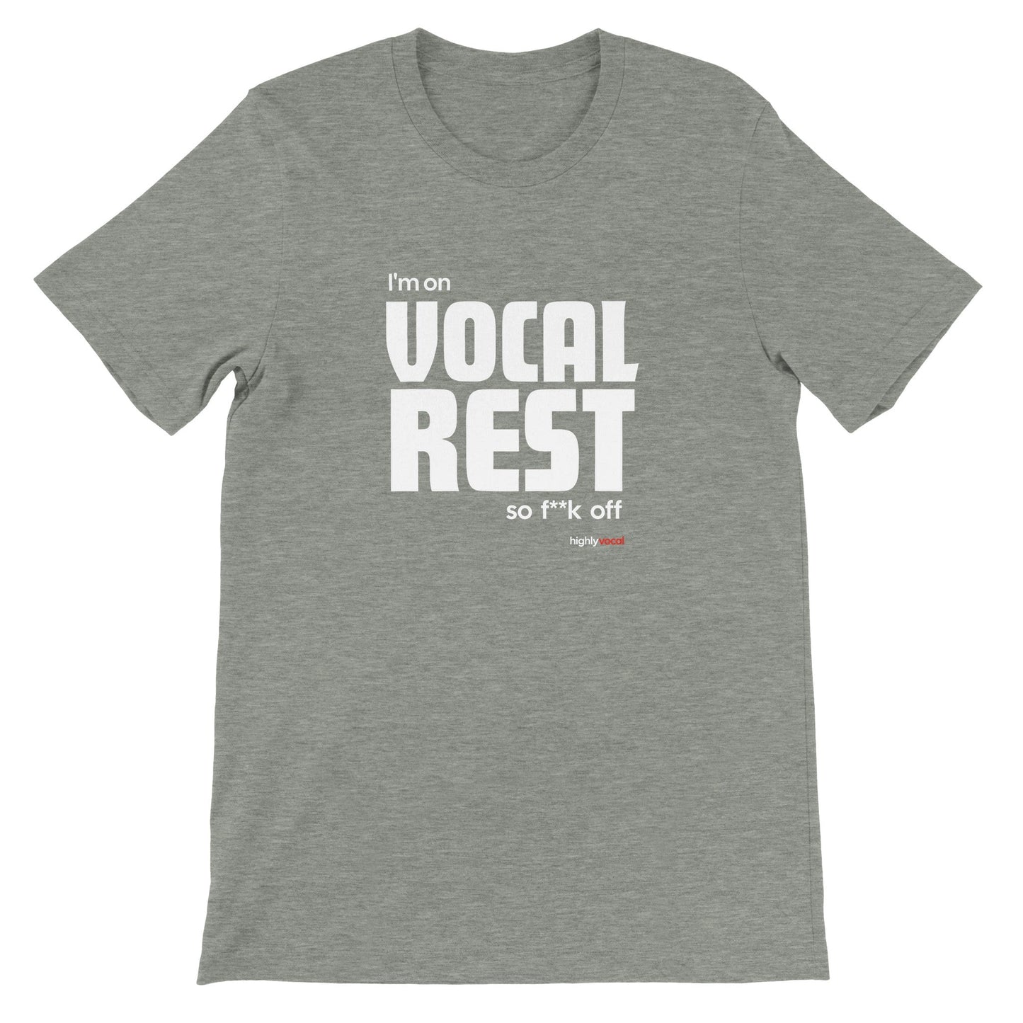 Vocal Rest T-Shirt T-Shirt - Print Material