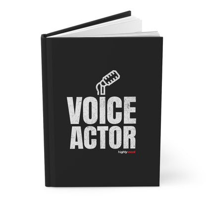 Voice Actor Journal - Black - Highly Vocal