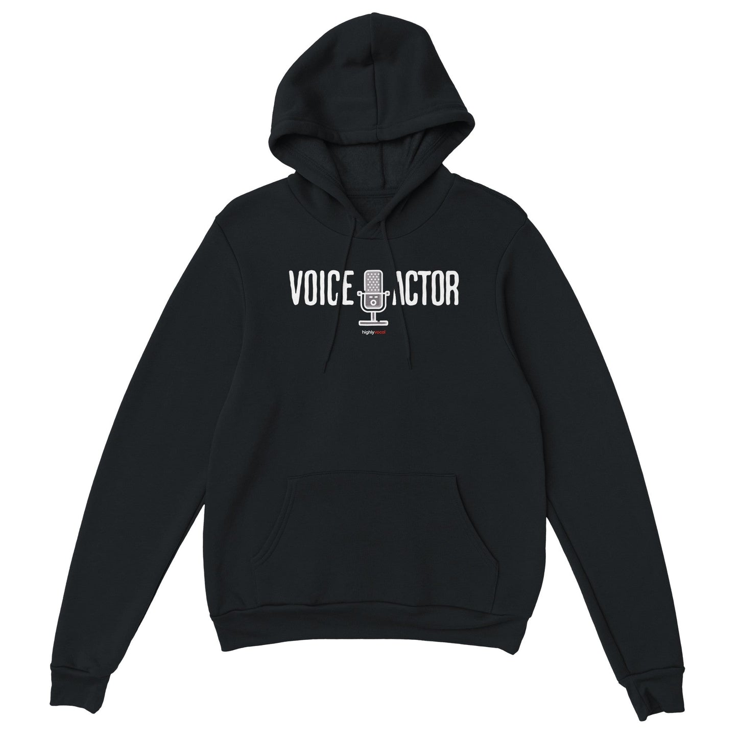 Voice Actor Mic Hoodie for Voiceovers - Highly Vocal