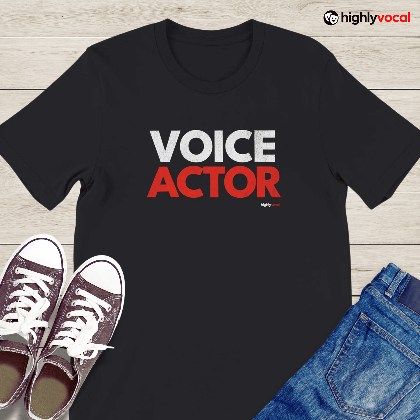 Voice Actor T - Shirt for Voice Actors and Voiceovers - Highly Vocal