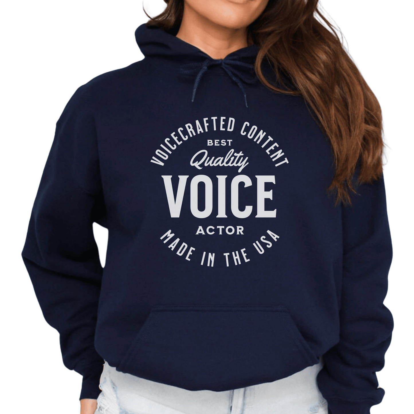 Voicecrafted Hoodie for Voice Actors and Voiceovers - Highly Vocal