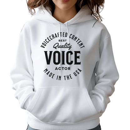 Voicecrafted Hoodie for Voice Actors and Voiceovers - Highly Vocal