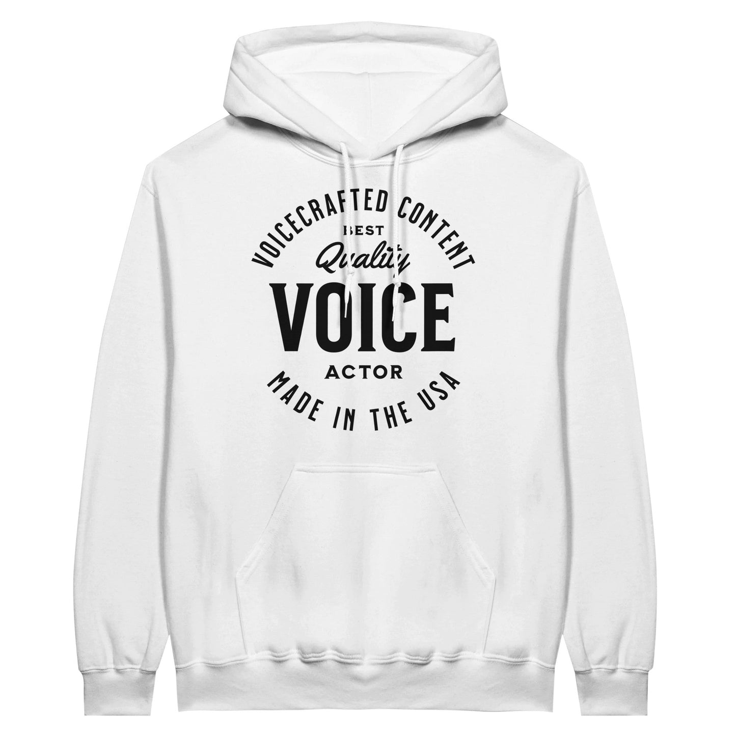 Voicecrafted Hoodie for Voice Actors and Voiceovers - Highly Vocal