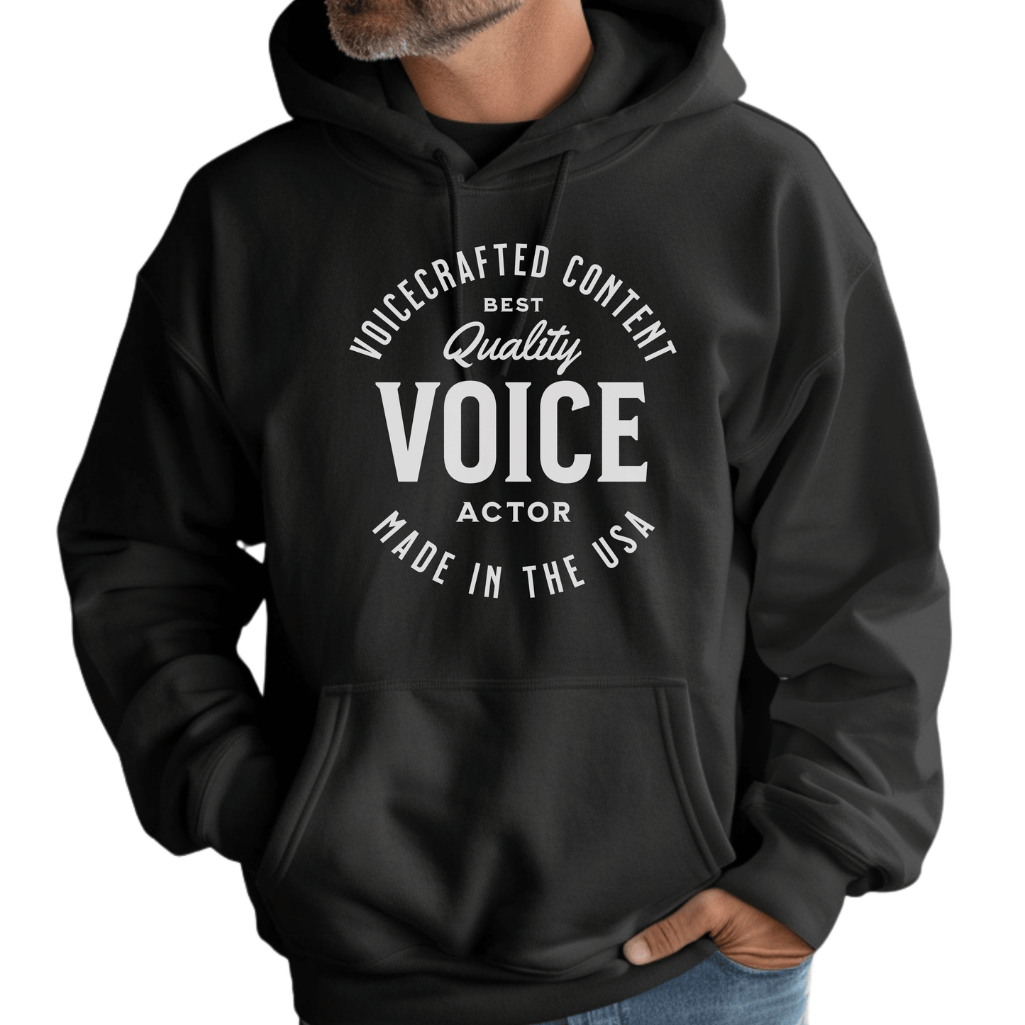 Voicecrafted Hoodie for Voice Actors and Voiceovers - Highly Vocal