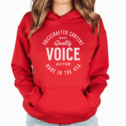 Voicecrafted Hoodie for Voice Actors and Voiceovers - Highly Vocal