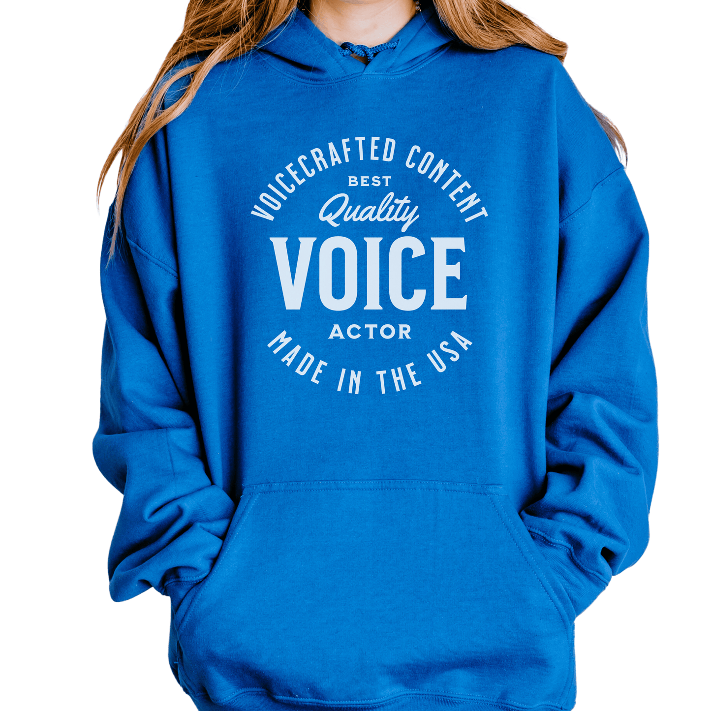 Voicecrafted Hoodie for Voice Actors and Voiceovers - Highly Vocal