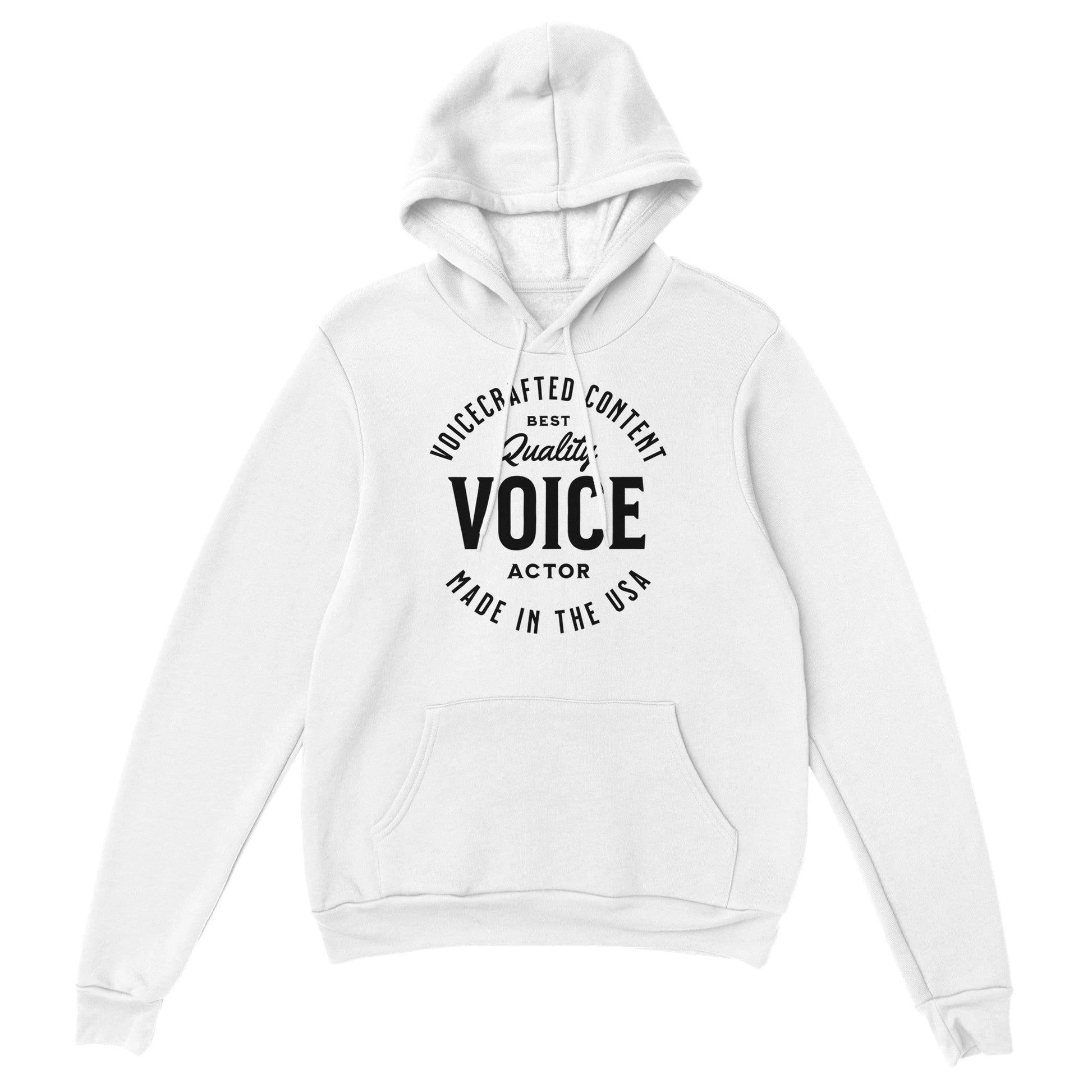 Voicecrafted Hoodie for Voice Actors and Voiceovers - Highly Vocal