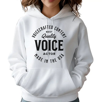 Voicecrafted Hoodie for Voice Actors and Voiceovers - Highly Vocal