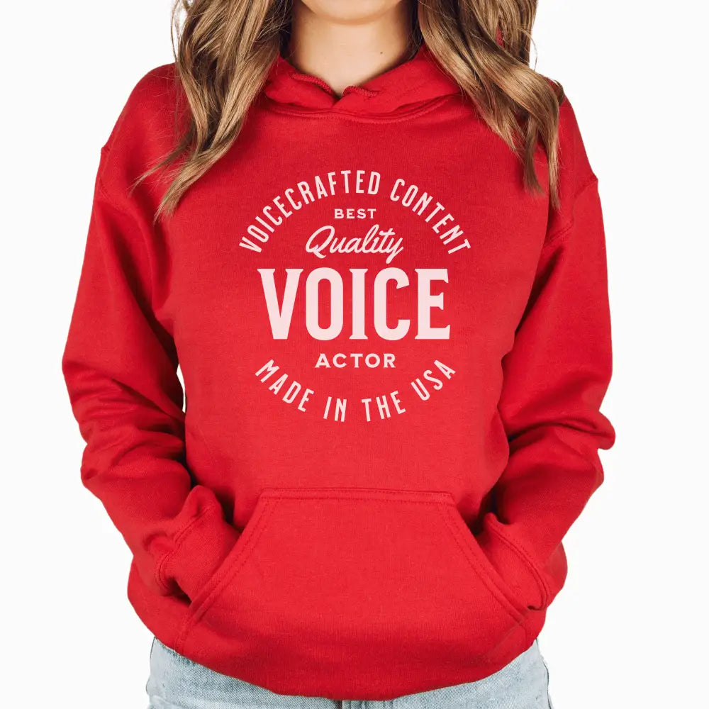 Voicecrafted Hoodie for Voice Actors and Voiceovers - Highly Vocal