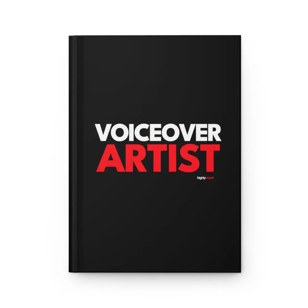 Voiceover Artist Journal - Black - Highly Vocal