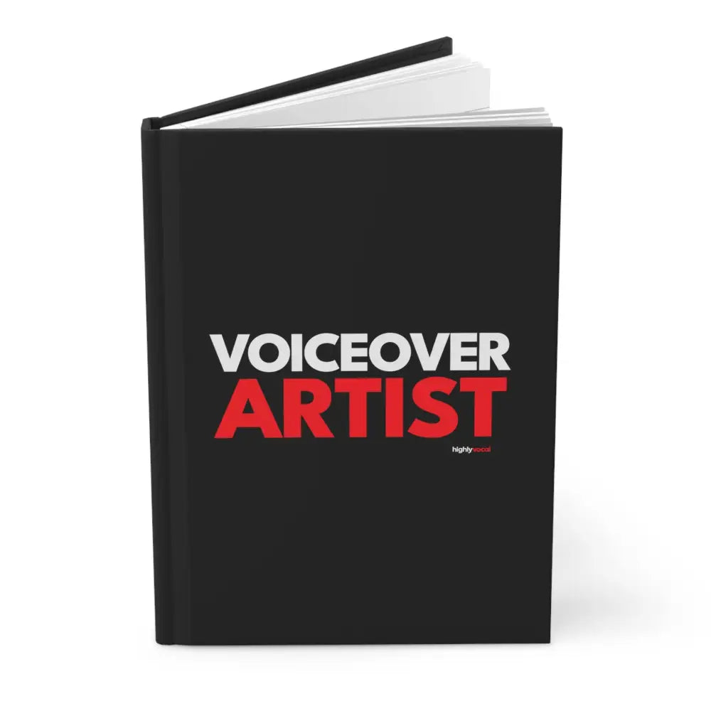 Voiceover Artist Journal - Black - Highly Vocal