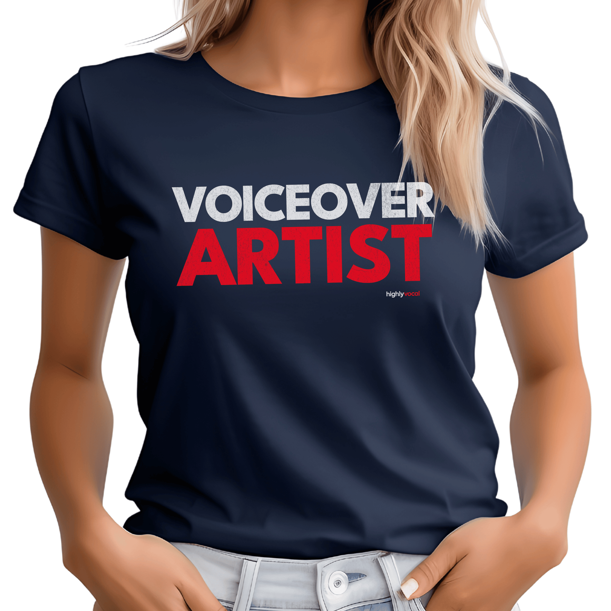 Voiceover Artist T - Shirt for Voice Actors and Voiceovers - Highly Vocal