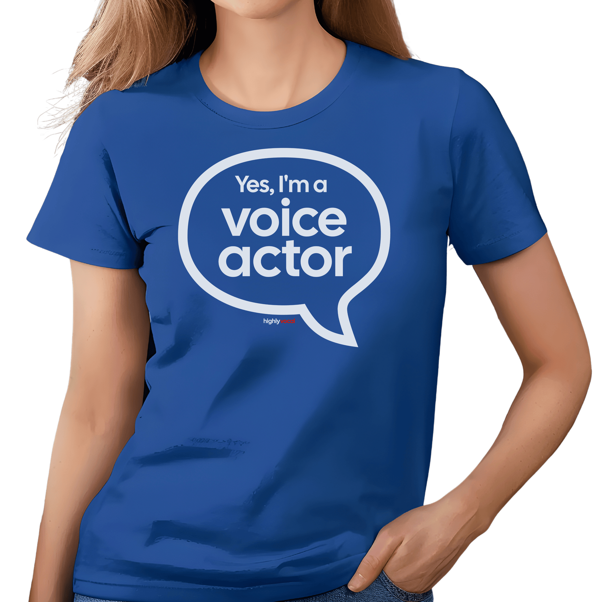 Yes I'm a VO T - Shirt for Voice Actors and Voiceovers - Highly Vocal